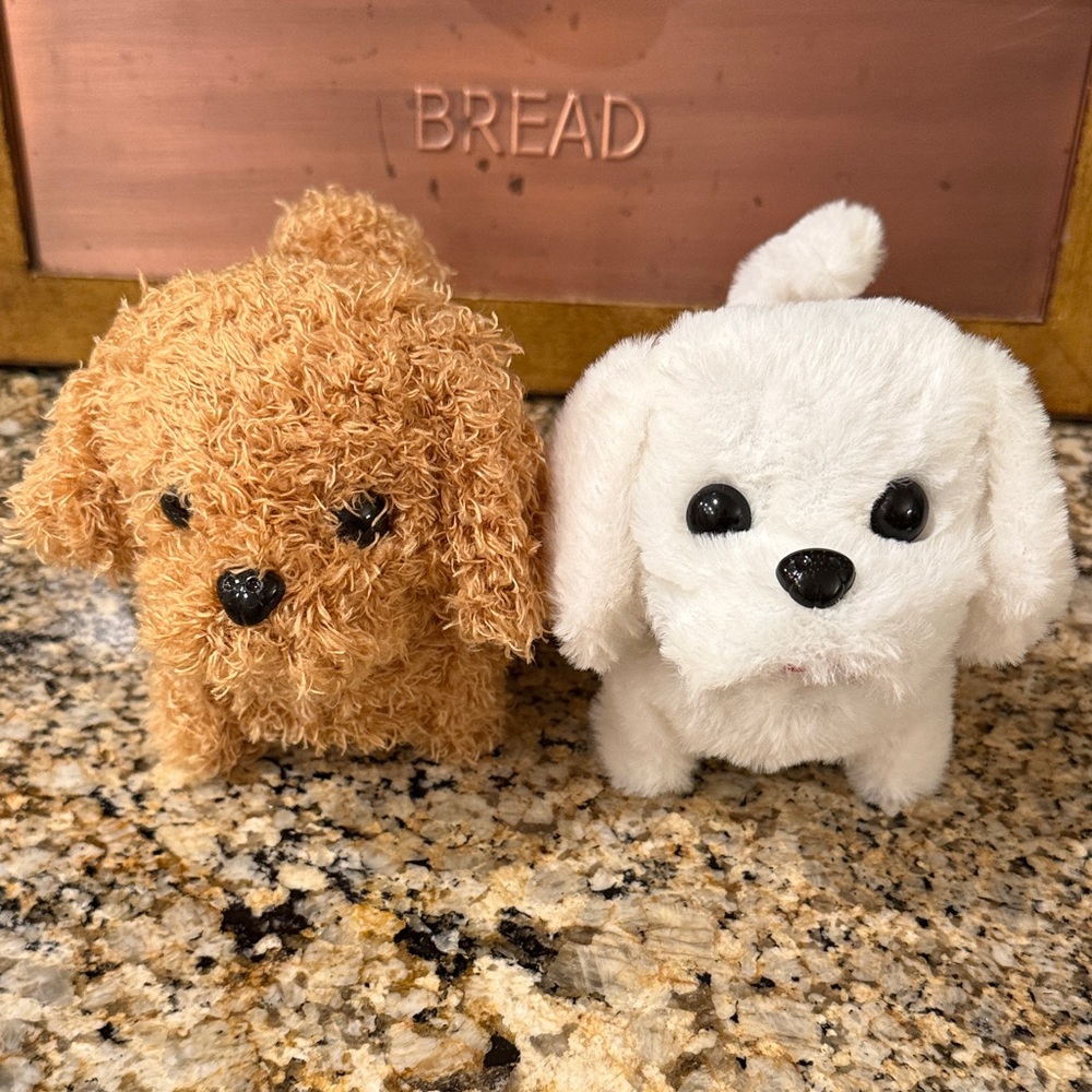 Animated Toy Puppies set of Two